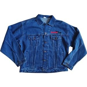 Vintage Pulp Fiction Jacket Mens XL Denim‎ Embroidered Movie Promo Buena Vista